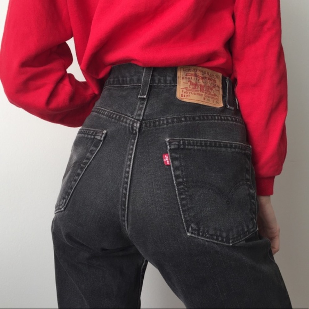 Vintage Levi’s Crop Flare Jeans USA Made Size 29